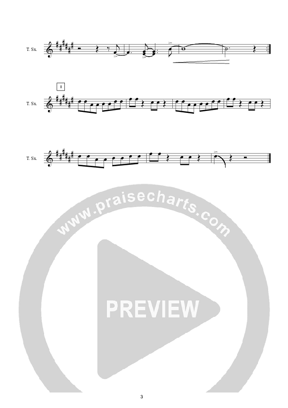 Follow The Son (Instrumental) Tenor Sax 2 (Hillsong Worship)