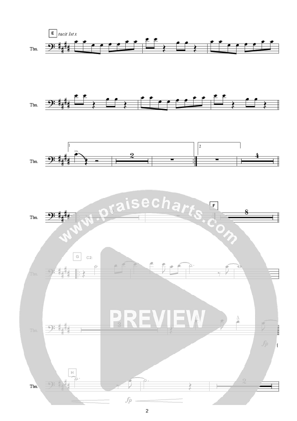 Follow The Son (Instrumental) Trombone (Hillsong Worship)