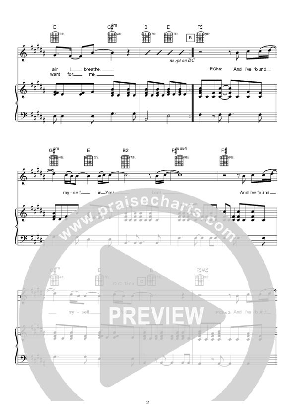 Found (Instrumental) Lead & Piano (Hillsong Worship)