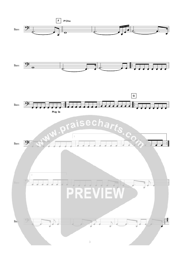 Higher (I Believe In You) (Instrumental) Bass Guitar (Hillsong Worship)