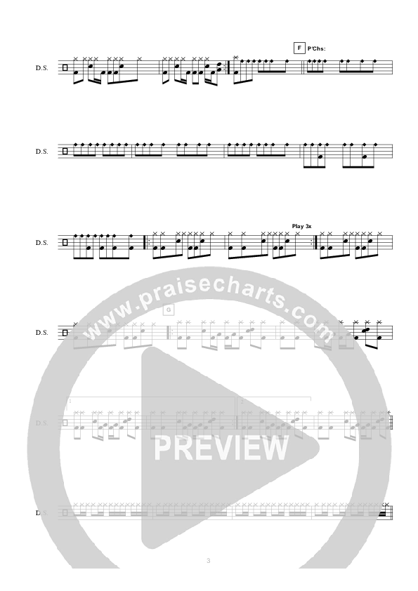 Higher (I Believe In You) (Instrumental) Drum Set (Hillsong Worship)