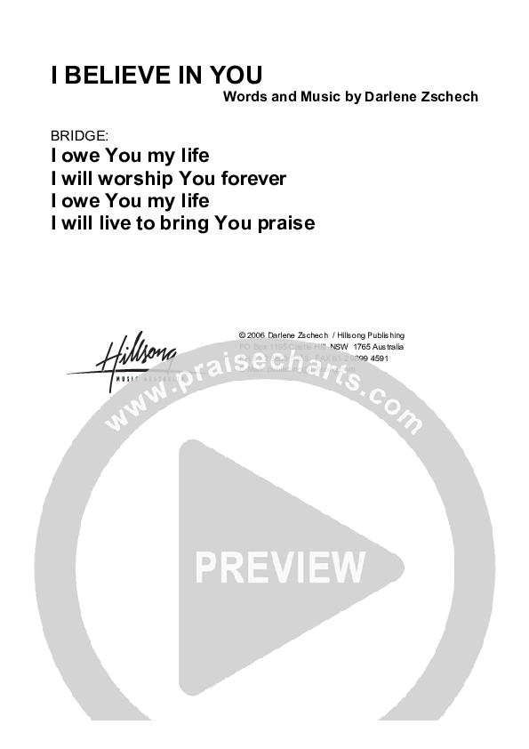 Higher (I Believe In You) (Instrumental) Lyrics (Hillsong Worship)