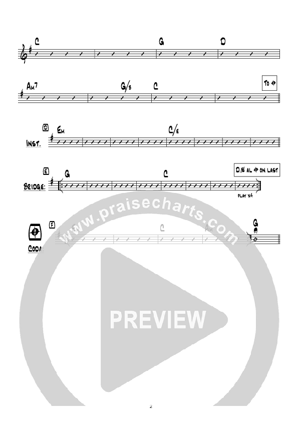 I Believe (Instrumental) Chord Chart (Hillsong Worship)