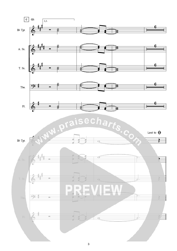 I Believe (Instrumental) Conductor's Score (Hillsong Worship)