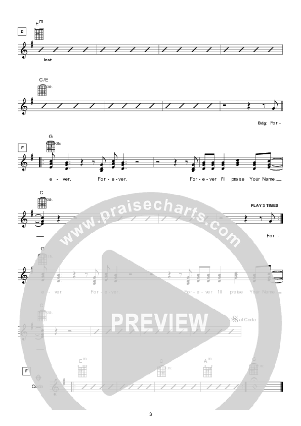 I Believe (Instrumental) Lead Sheet (Hillsong Worship)