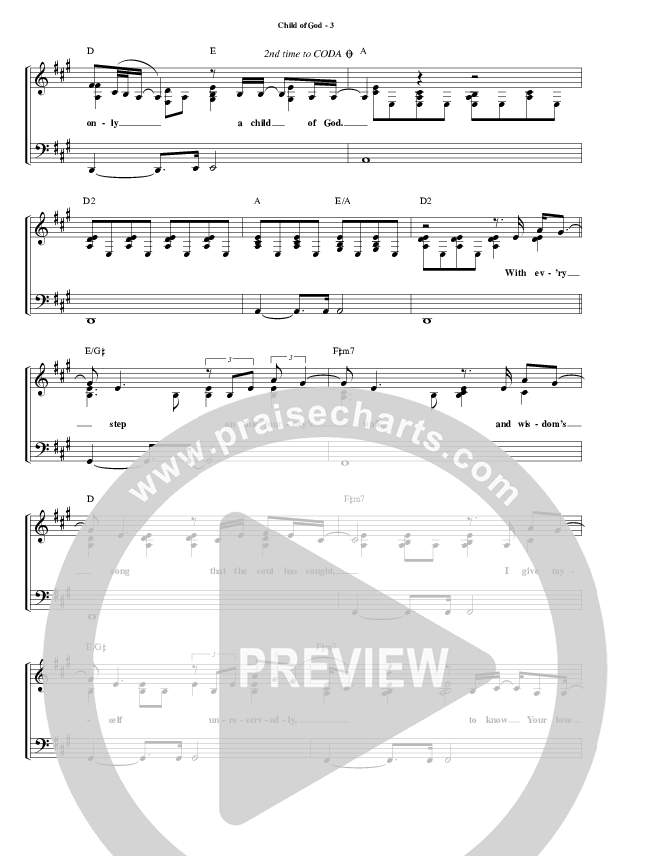 Child Of God Lead & Piano (Worship Together)