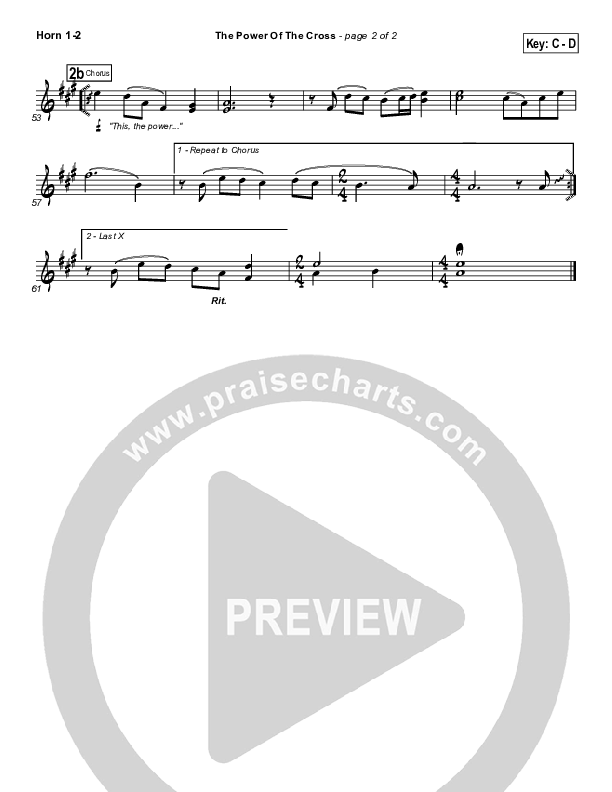 The Power Of The Cross (Oh To See The Dawn) Brass Pack (Stuart Townend)