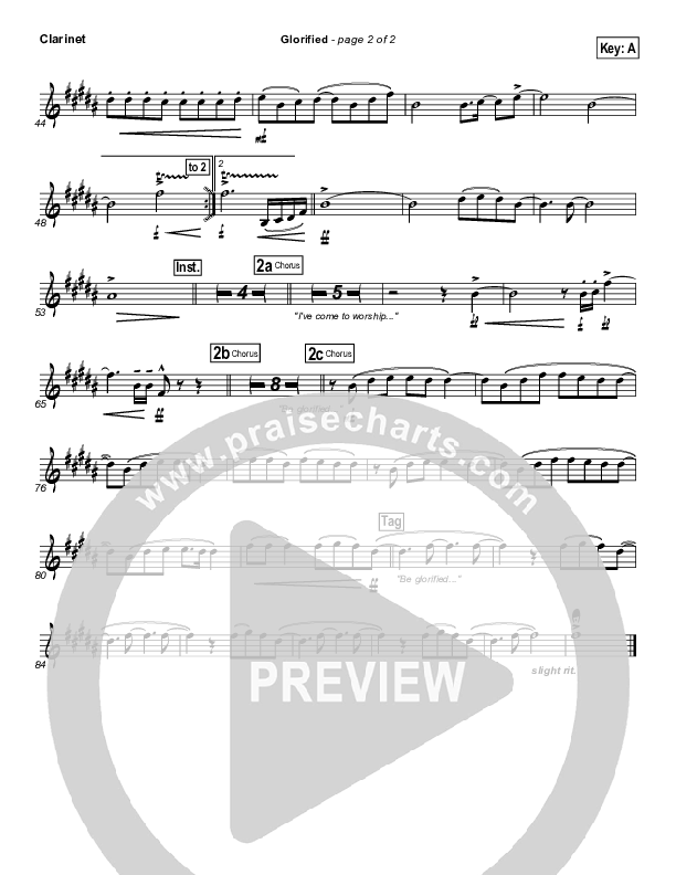 Glorified Clarinet (New Life Worship)