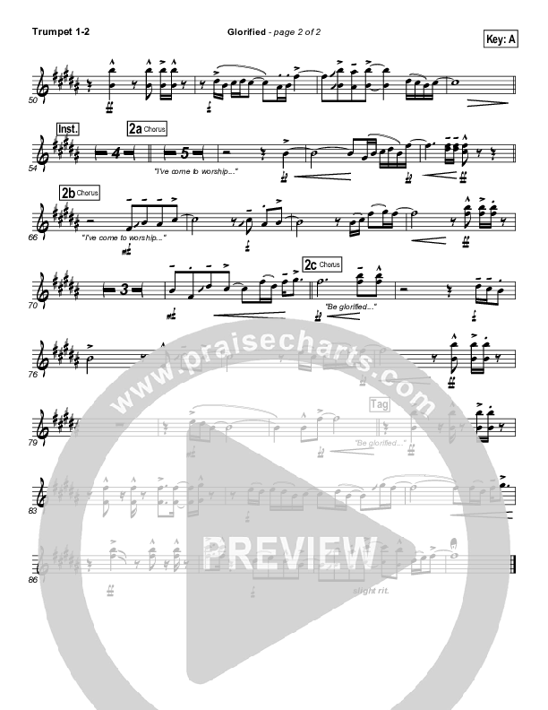 Glorified Trumpet 1,2 (New Life Worship)