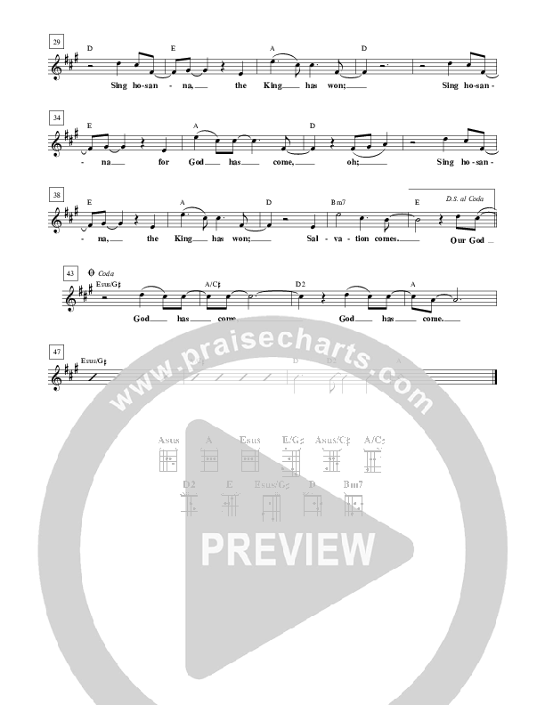 God Has Come Lead Sheet (New Life Worship)