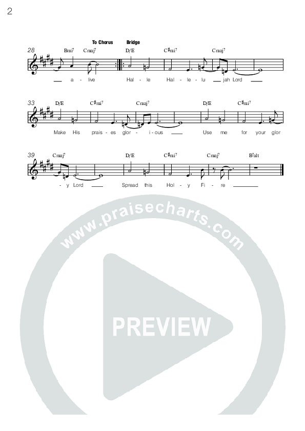 I'm Gettin' Ready Lead Sheet (Metrochurch)