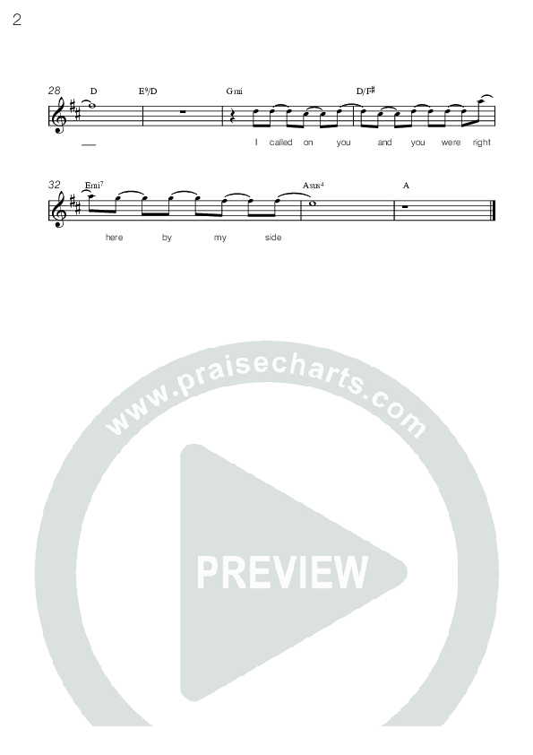 My Delight Lead Sheet (Metrochurch)