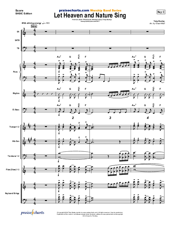 Let Heaven and Nature Sing Conductor's Score ()