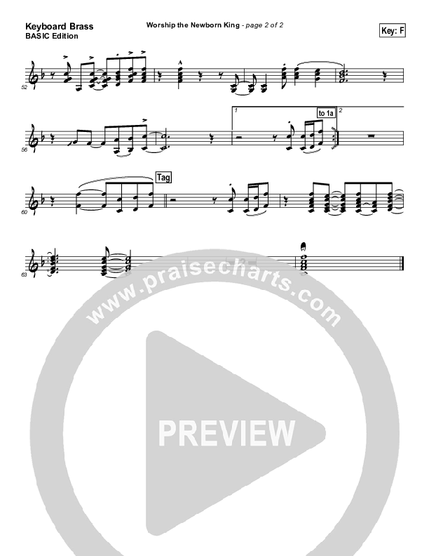 Worship the Newborn King Synth Brass (Toby Baxley)