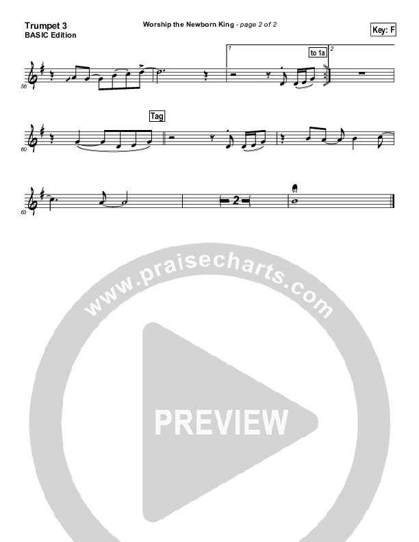 Worship the Newborn King Trumpet 3 (Toby Baxley)