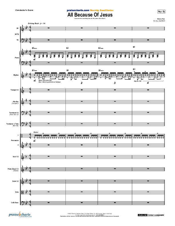 All Because Of Jesus (Radio) Orchestration (FEE Band)