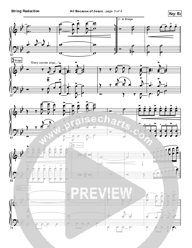 All Because Of Jesus (Radio) String Pack (FEE Band)