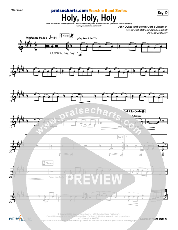 Holy Holy Holy Wind Pack (Steven Curtis Chapman)