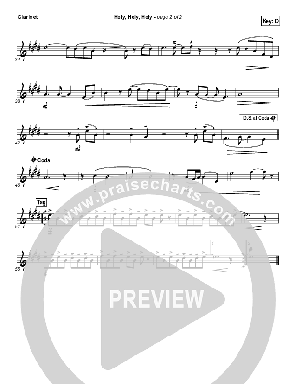 Holy Holy Holy Clarinet (Steven Curtis Chapman)