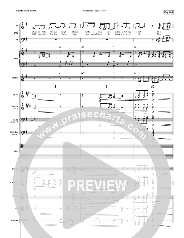 Redeemer Conductor's Score (Nicole C. Mullen)