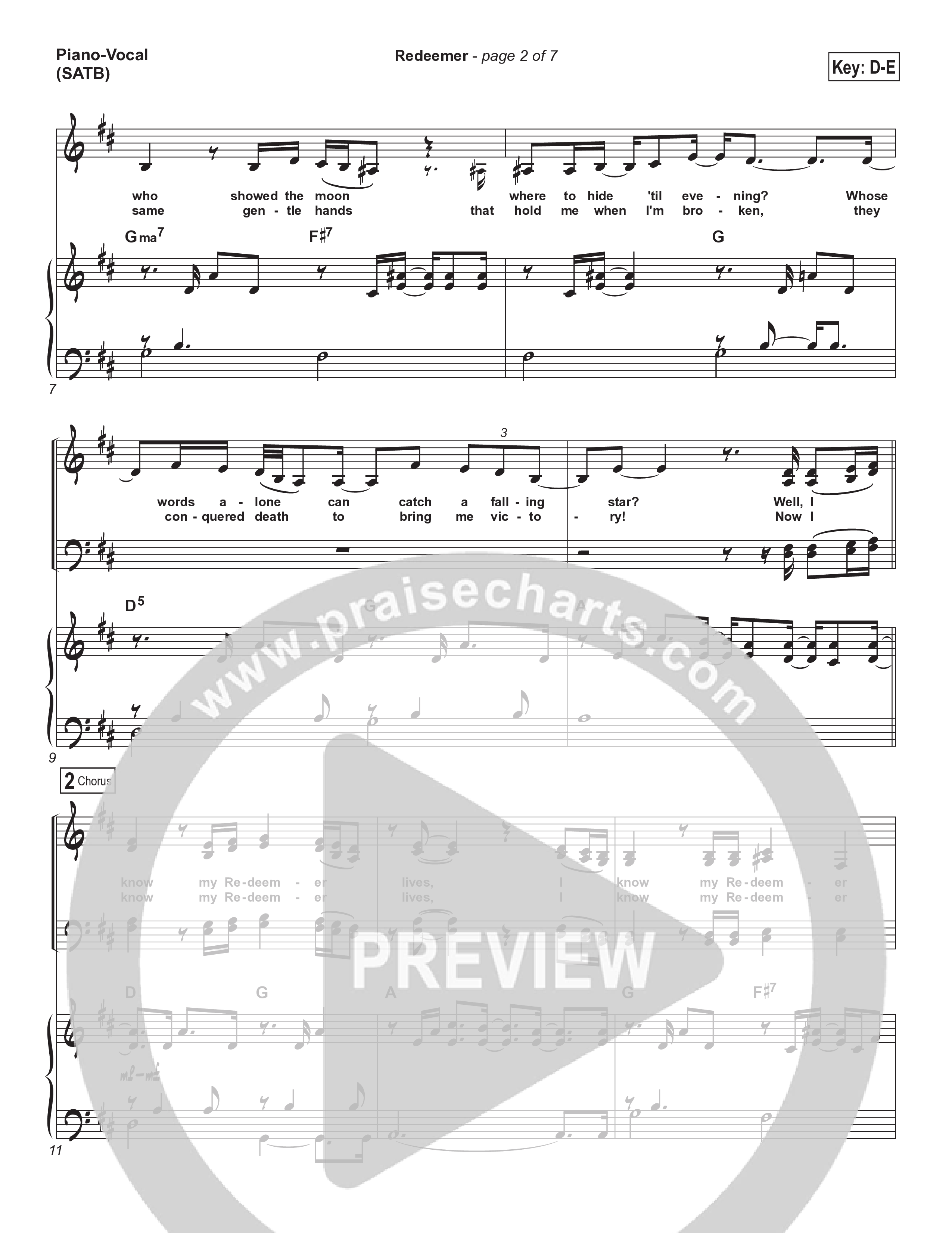 Redeemer Piano/Choir (SATB) (Nicole C. Mullen)