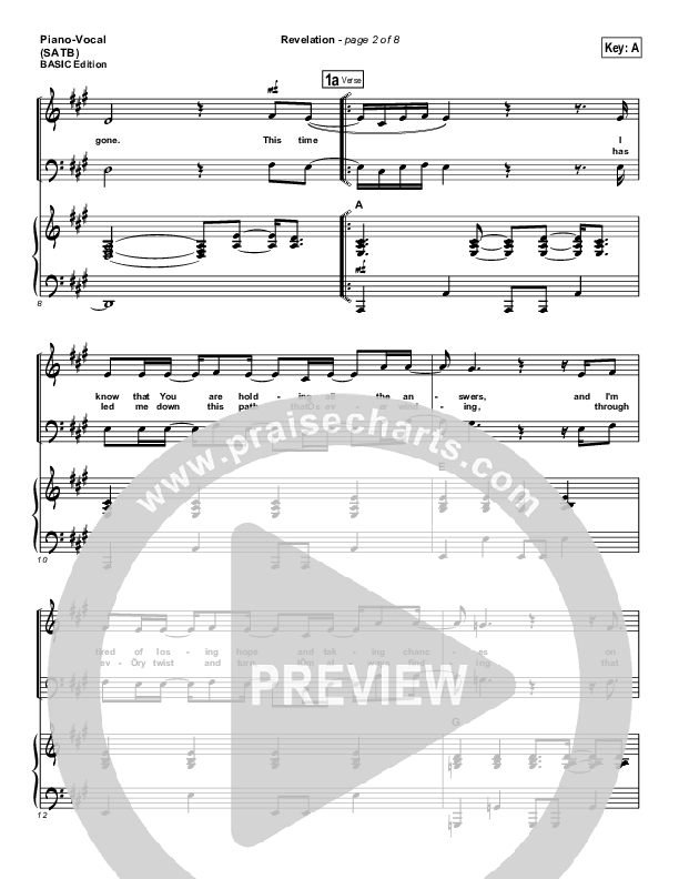 Revelation Piano/Vocal (Third Day)