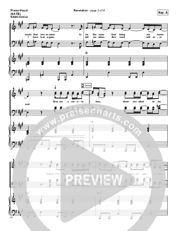 Revelation Piano/Vocal (Third Day)