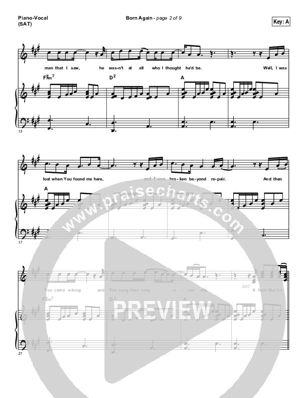 Born Again Piano/Vocal (Third Day)