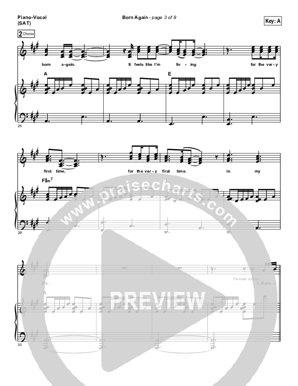 Born Again Piano/Vocal (Third Day)