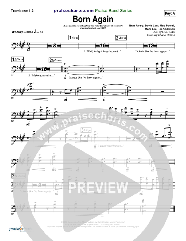 Born Again Trombone 1/2 (Third Day)