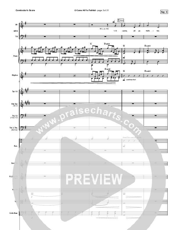 O Come All Ye Faithful Orchestration (Casting Crowns)