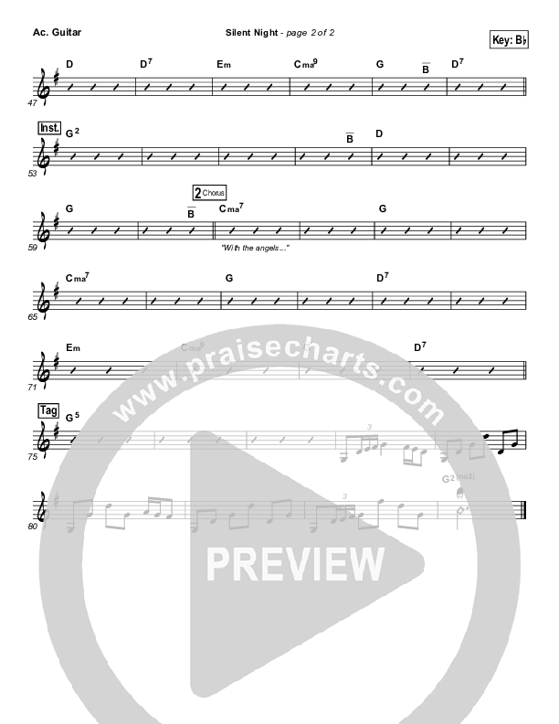 Silent Night Acoustic Guitar (Casting Crowns)