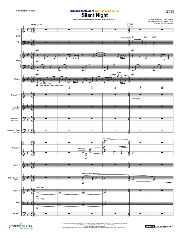 Silent Night Orchestration (Casting Crowns)