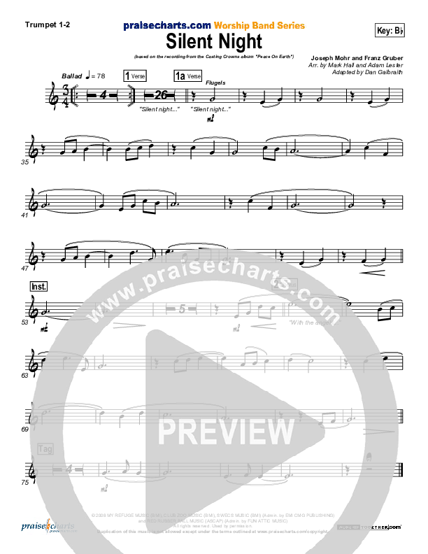 Silent Night Brass Pack (Casting Crowns)