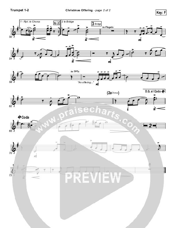 Christmas Offering Trumpet 1,2 (Casting Crowns)