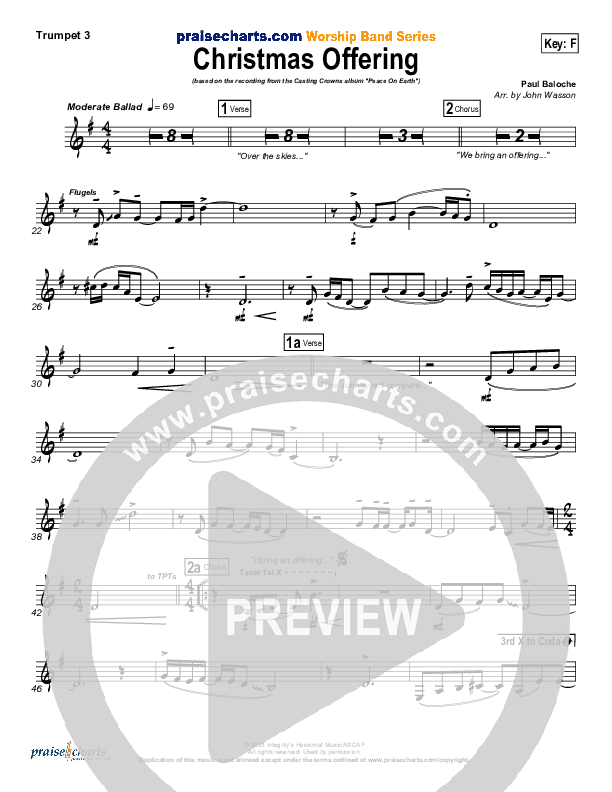 Christmas Offering Trumpet 3 (Casting Crowns)