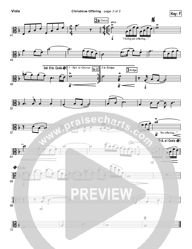 Christmas Offering Viola (Casting Crowns)