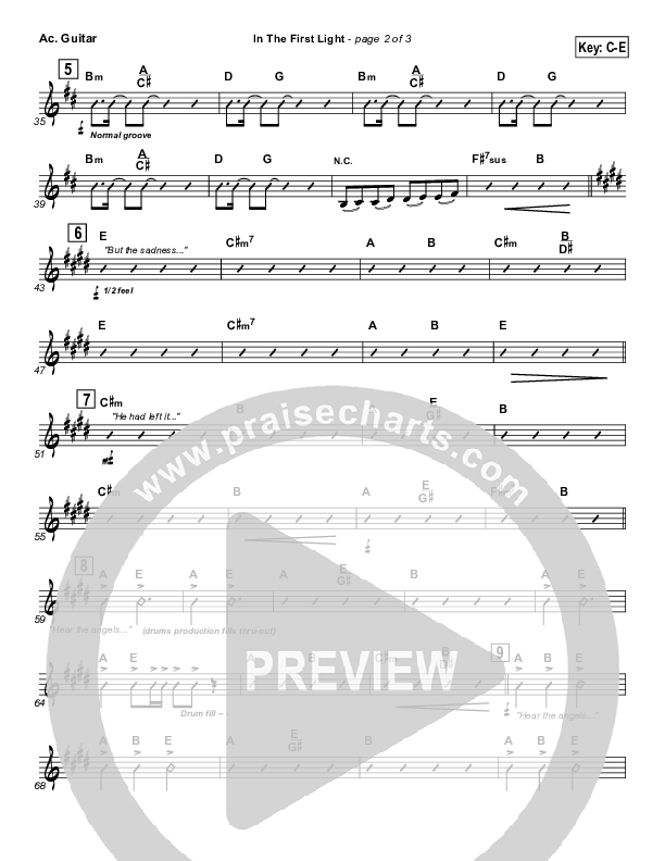 In The First Light Acoustic Guitar (Todd Agnew)