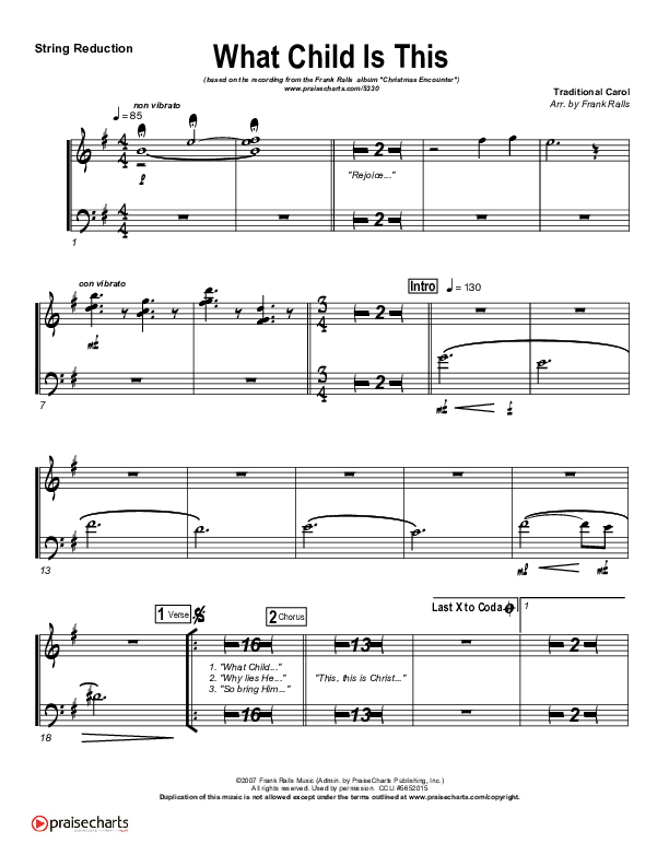 What Child Is This Synth Strings (Frank Ralls)