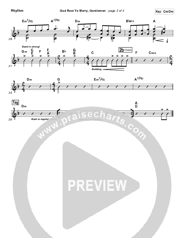 God Rest Ye Merry Gentlemen Rhythm Chart (Frank Ralls)