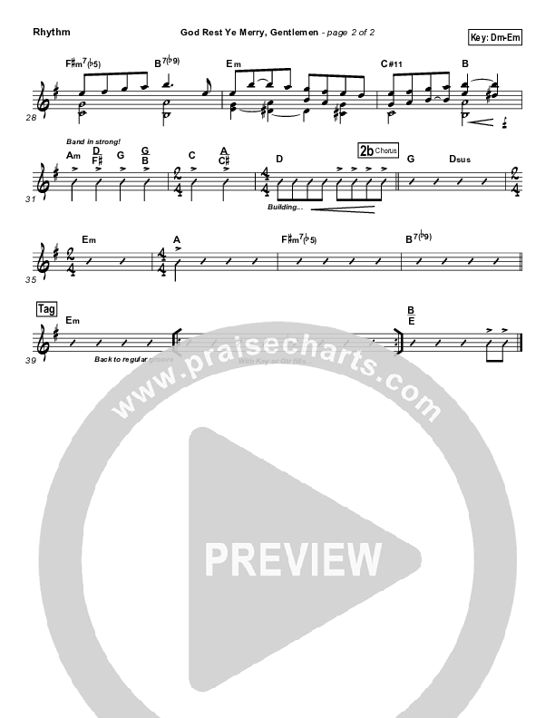 God Rest Ye Merry Gentlemen Rhythm Chart (Frank Ralls)