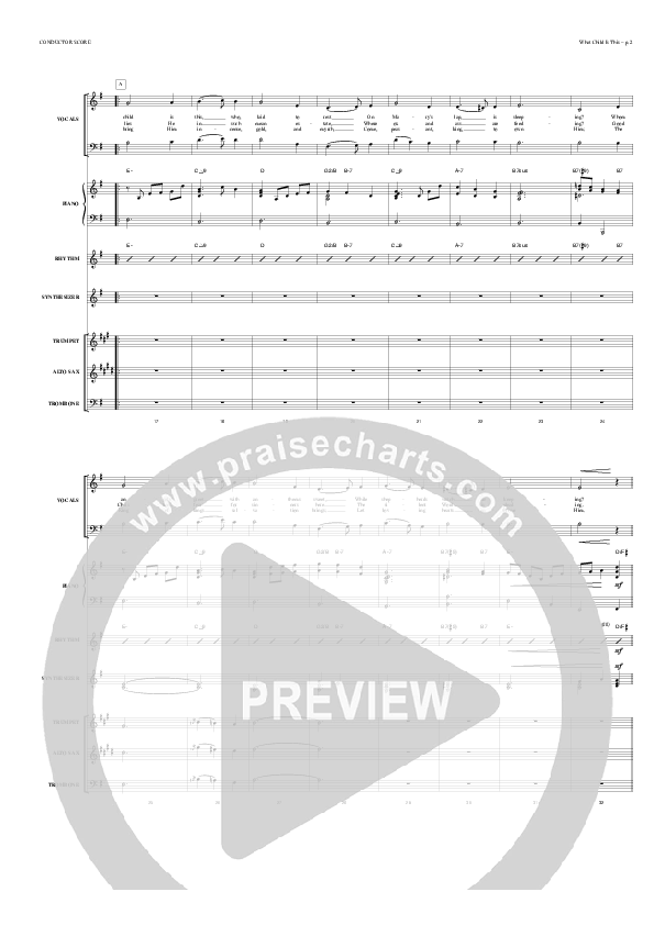 What Child Is This Conductor's Score (Todd Billingsley)
