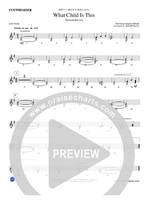 What Child Is This Synth (Todd Billingsley)