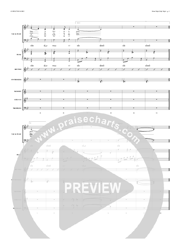 Silent Night Conductor's Score (Todd Billingsley)