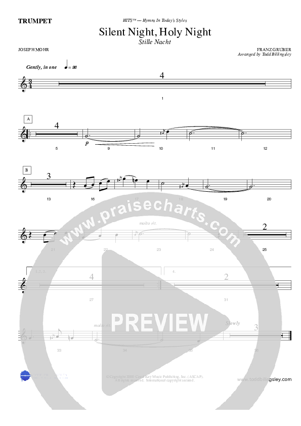 Silent Night Trumpet (Todd Billingsley)