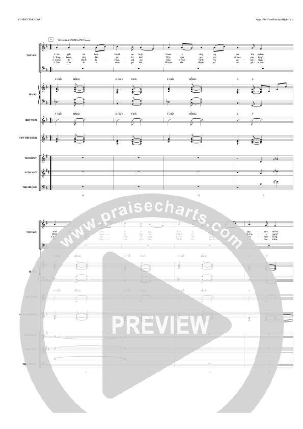 Angels We Have Heard on High Conductor's Score (Todd Billingsley)