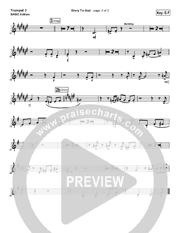 Glory To God Trumpet 3 (Geron Davis / Bradley Knight)