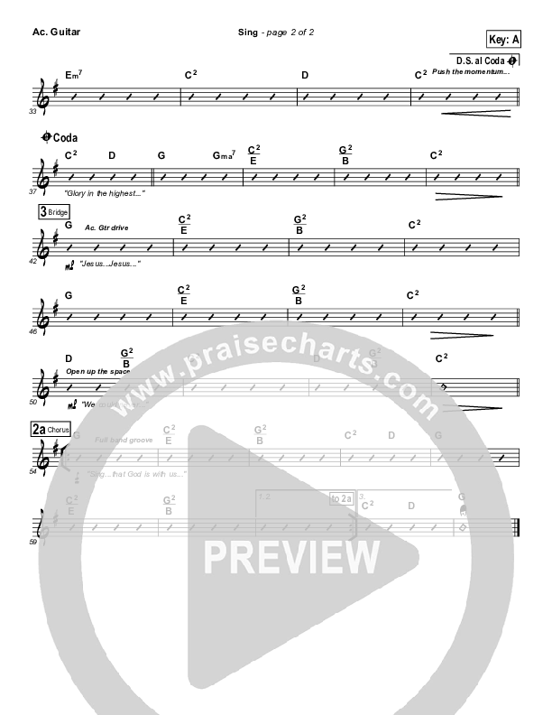 Sing Acoustic Guitar (Josh Wilson)