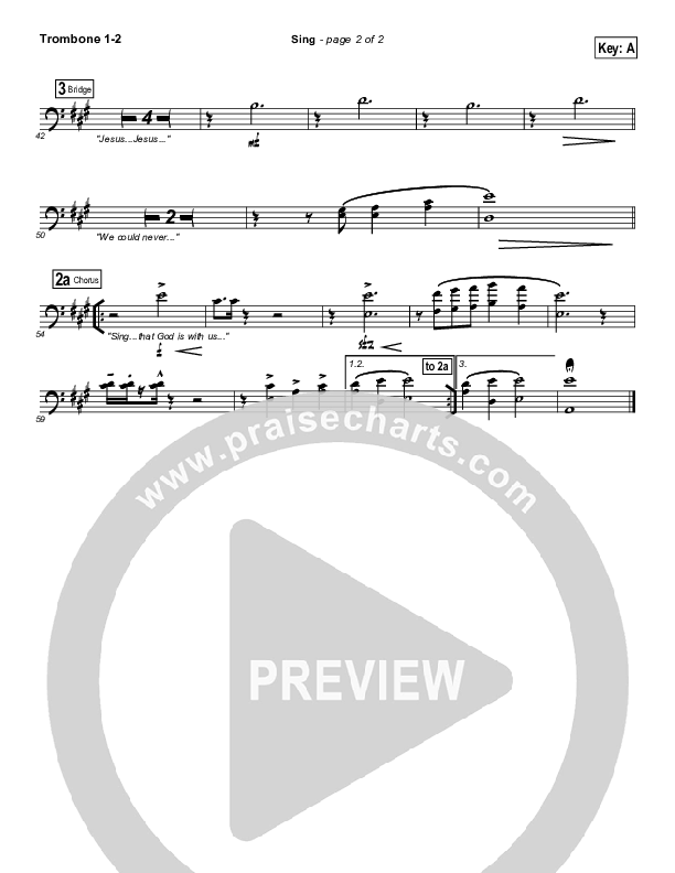 Sing Trombone 1/2 (Josh Wilson)