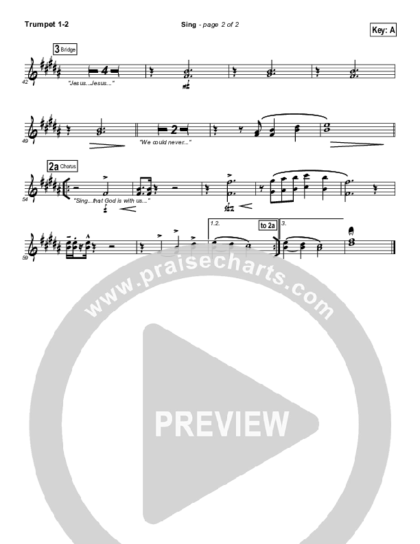 Sing Trumpet 1,2 (Josh Wilson)